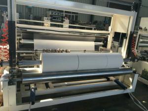 Paper Towel Rewinder Machine With Air Inflating Shaft For Paper Roll Slitting And Rewinding