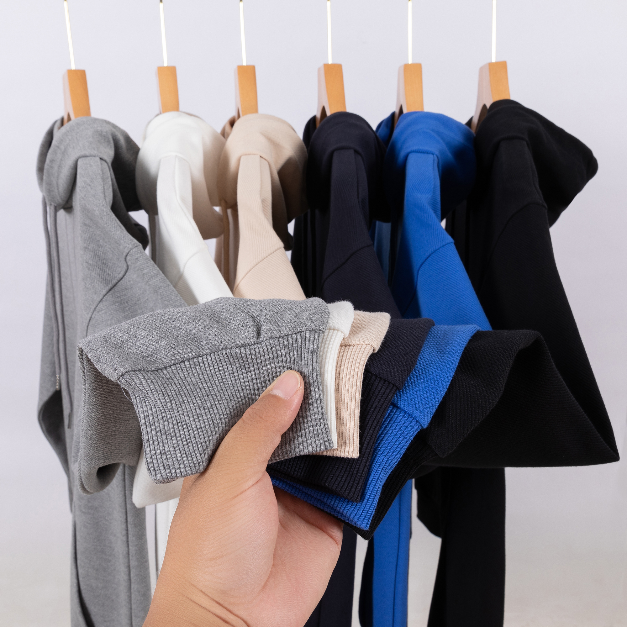 FODARLLOY Fashion Colors Hoodie OEM Streetwear Essentials Oversize Unisex Pull Coat Men's Hoodies Pullover Red