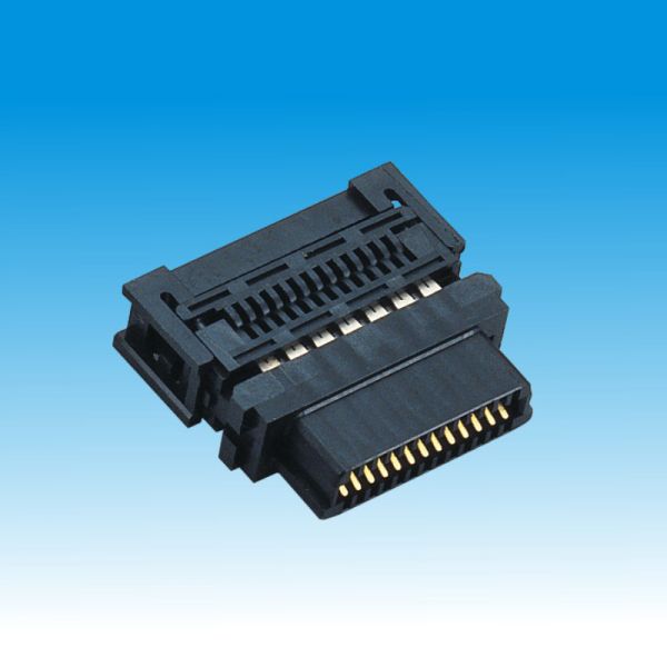 1.27mm SCSI Connector All Plastic IDC DIP Female Male With Harpoon Right Angle