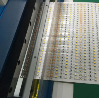 60W V Cut Pcb Depaneling Machine Web Guide Up And Down 2 Circular Blades