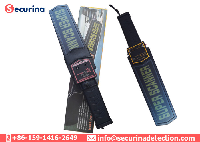 Belt Holding Security Wand Metal Detectors Superscanner For Security Checking