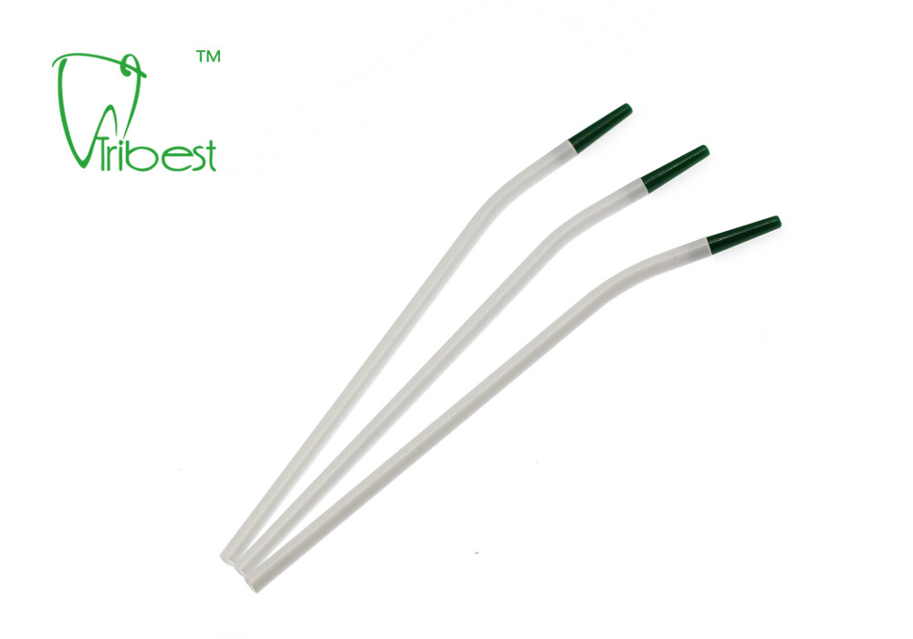 Universal Disposable Dental Surgical Tip PVC Dental Suction Tip Blue Green
