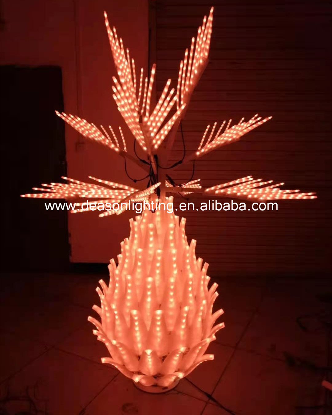 Color Changing Outdoor Led Pineapple Tree