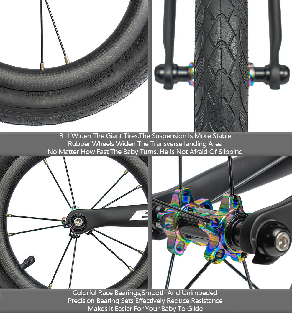 Full Carbon Fiber Childrens Bike Push Bike Innovative Safe Toy Bicycles