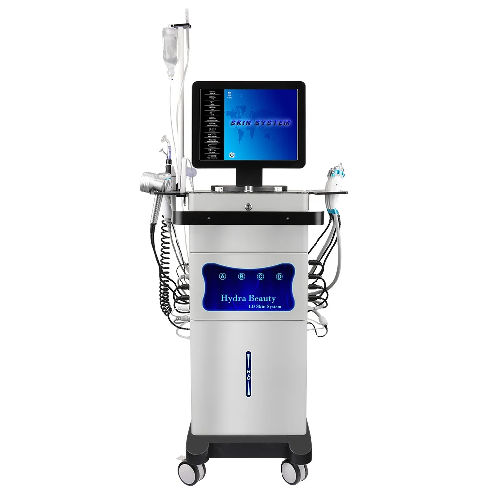 Multifunctional Hydro Dermabrasion Profession Anti Aging Diamond Peeling Injection Facial Oxygen Beauty Equiment