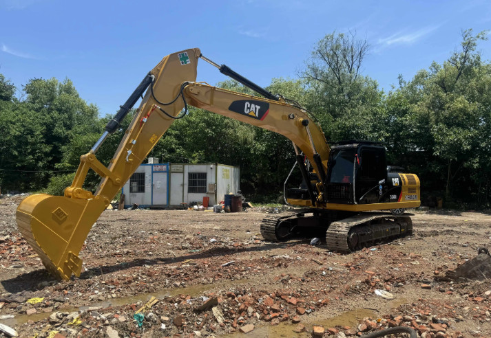 Strong Power CAT 324D Used Medium Excavators 24 Ton Backhoe Diggers