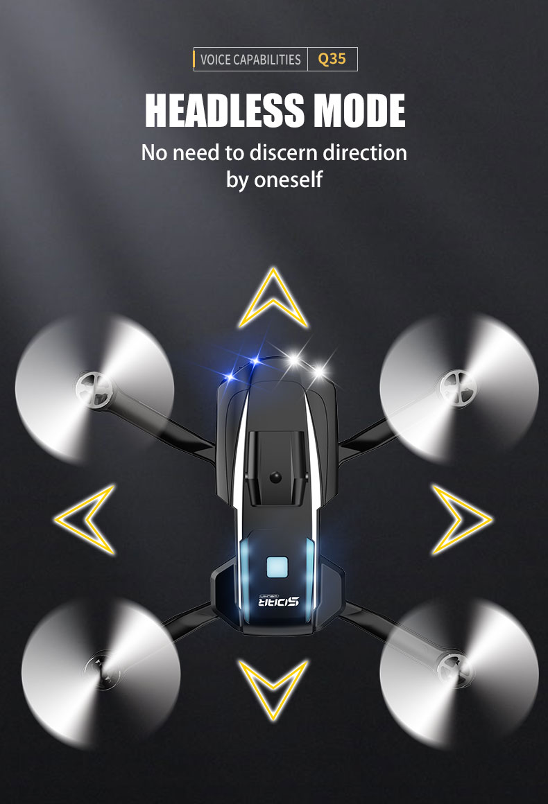 Foldable Drones Toys Rc 5g Wifi Fpv Dron Quadcopter Toys Camera Helicopter Toys With 4k Dual Camera For Resolution Footage