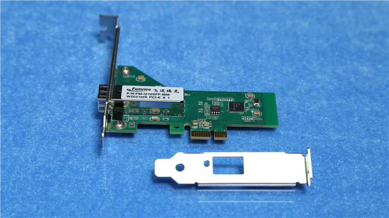 1000Mbps Intel I210 Chipset Single Port Fiber Optic Network Interface Card PCIE Interface SFP Slot Network Adapter