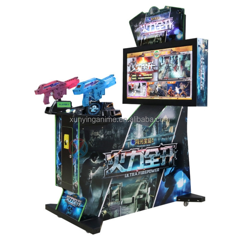 110V/220V/230V Voltage Customization Indoor Game Kids Gun Shooting Video Games Machine D70xW105xH140cm