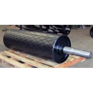 Buy cheap C45 Shaft S235JR Tube Rubber Lagging Conveyor Bend Pulley product