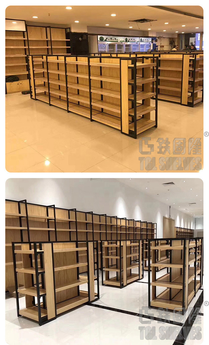 5 Layers Convenience Store Shelves , Retail Metal Shelves 50-70KG Load Capacity