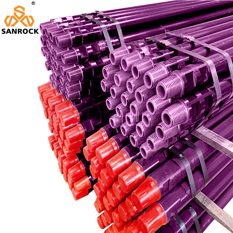89mm DTH Drill Pipe Wear Resistant Rock Drill Rod Precision Ground Drill Rod