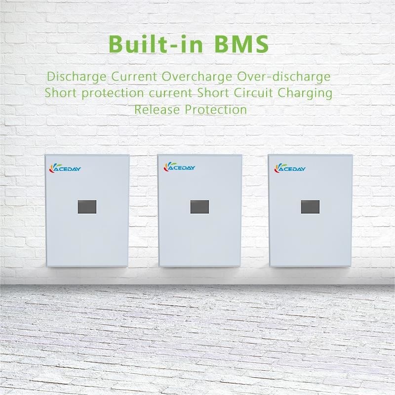 5 Years 95% Home Energy Storage Battery Customized Capacity