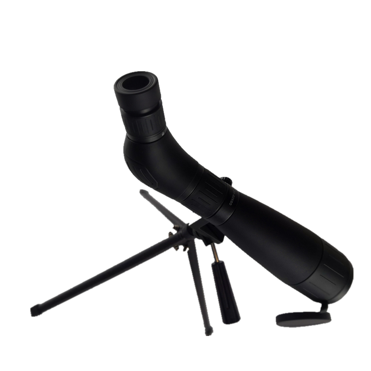 Black Color Monocular Spotting Scope 3mm - 1mm Exit Pupil Diameter Bk7 Prism
