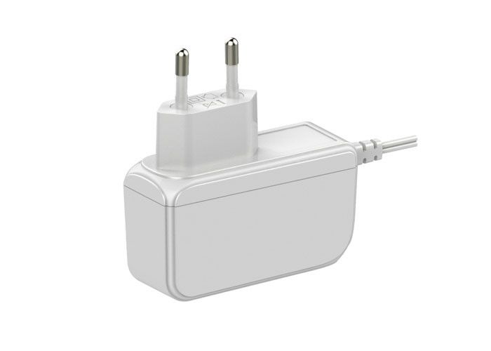 12V 2A AC Wall Mount Power Adapter , White 2000ma Switching Power Adapter