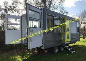 China Modern Design Shipping Container House On Wheels Tiny Container Home With AUS/NZ Approved on sale