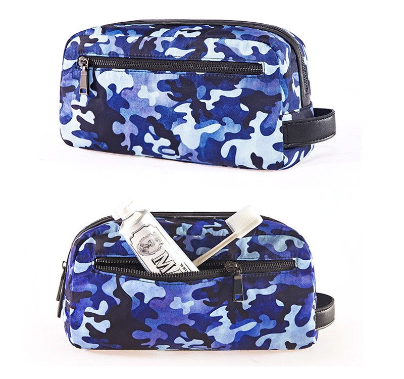 Camouflage Pattern Foldable Cosmetic Organizer Bag Storage For Lady