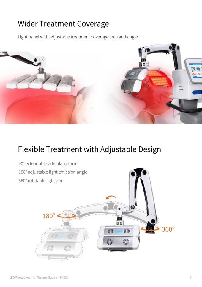 350W Red Led Light Therary Machine For Skin Rejuvenation