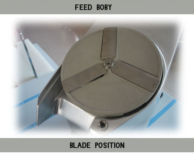 Commercial Food Processor Multifunction Vegetable Cutting Machine With 5 Knives
