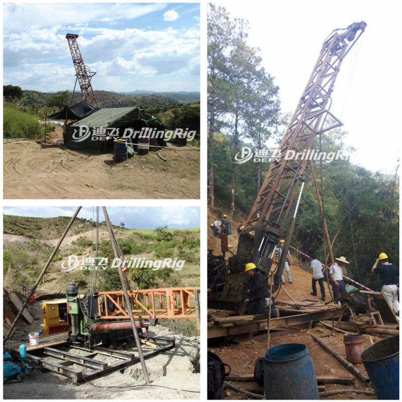 DF-Y-42 diamond core drilling rig machine with diamond bits