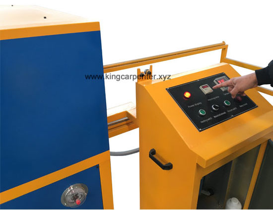 woodworking Veneer vacuum membrane press laminate matt high glossy pvc foil for kitchen Door Skin Machine