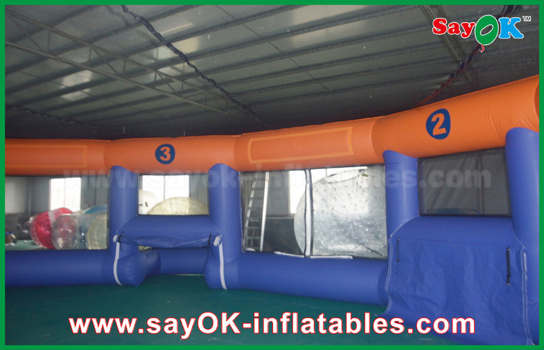 Inflatable Baseball Game 12m Giant Outdoor / Indoor Inflatable Football Field Customized