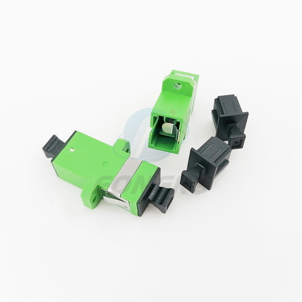 FONGKO SC APC Power Simplex Single Mode Coupler Adapter