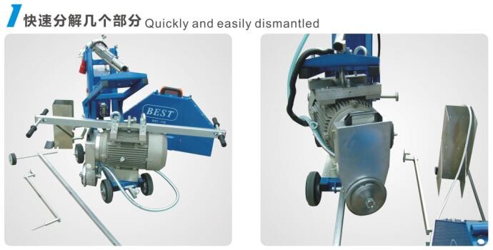 BST-11E Compact Structure Floor Saw Concrete Cutting Machine