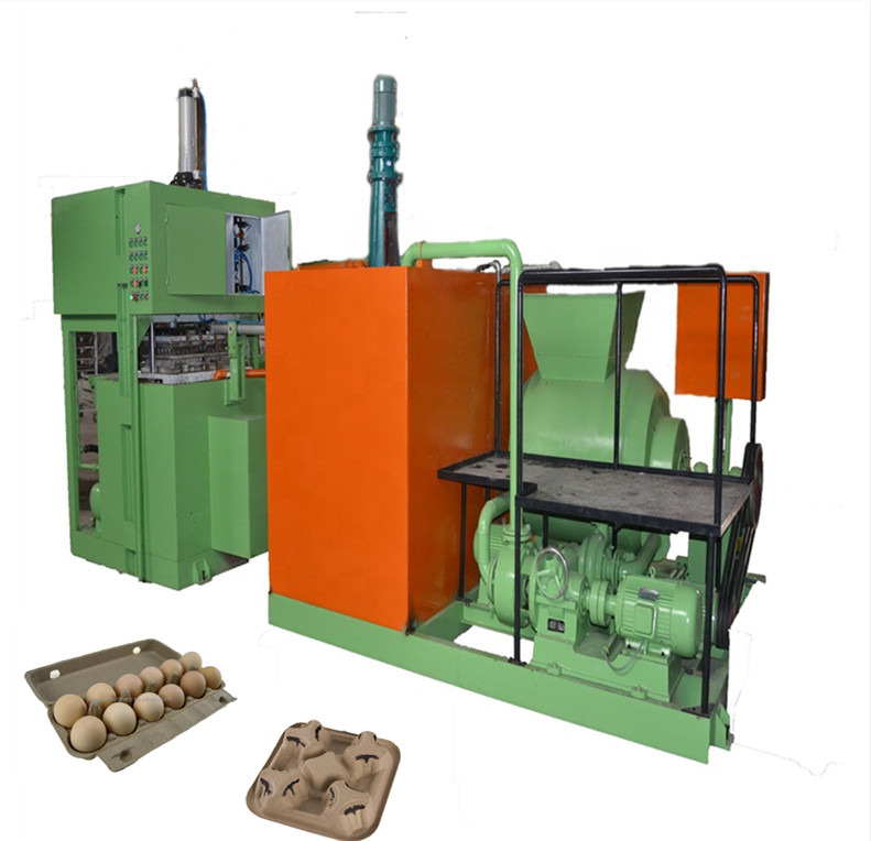 High Speed Egg Tray Packaging Machine 220V / 380V / 50Hz Customized 700 - 1500pcs/H