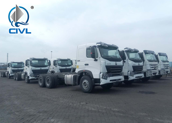 NEW 8X4 Sinotruk Howo Dump Truck A7 371 HP 12 Wheels LHD 60 Tons 20 - 30 CBM ZZ3317N3867N1