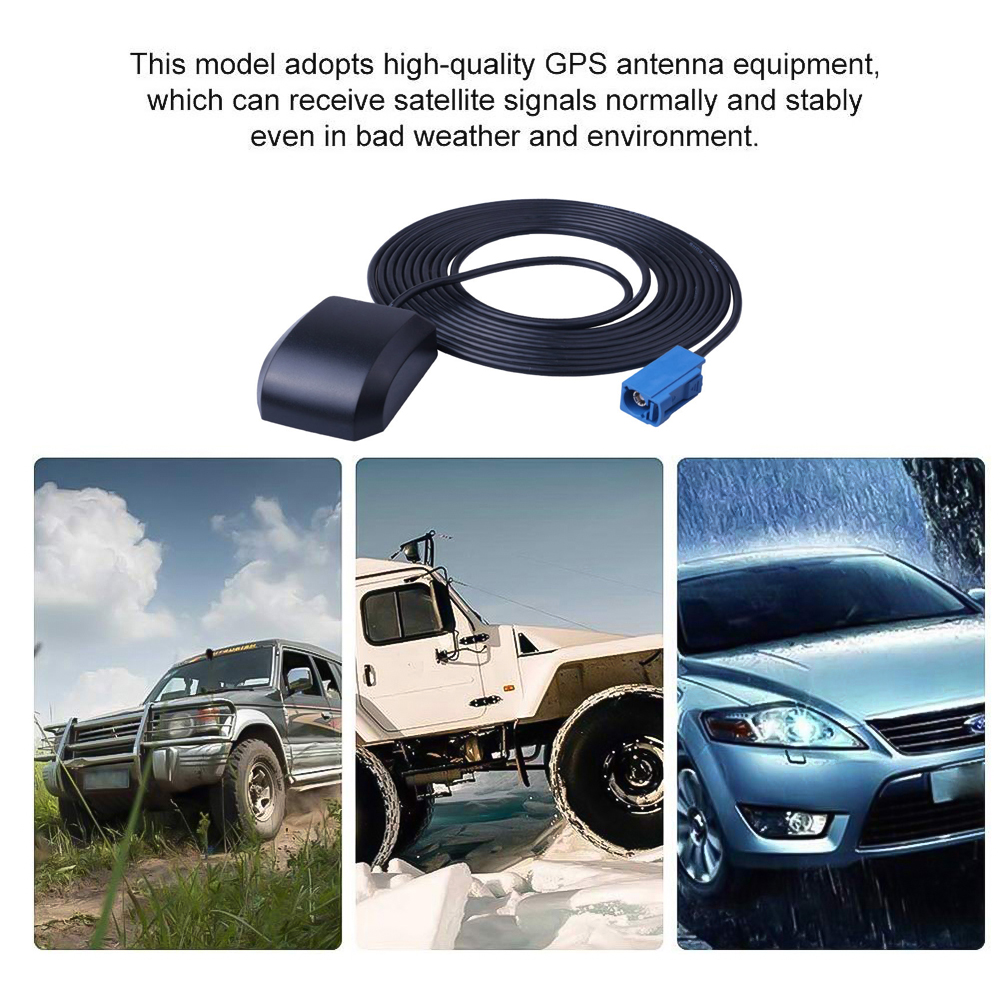 3000mm or 5000mm Cable Length Two Amplification Fakra GPS Antenna for MFD2 RNS2 RNS 510 MFD3 RNS-E