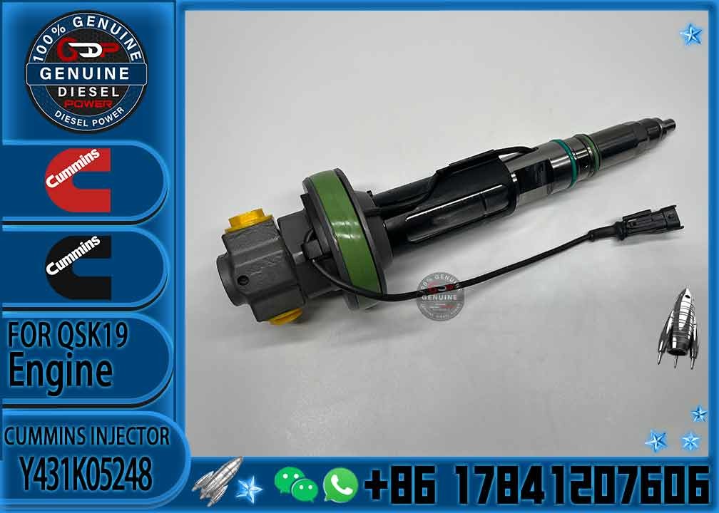 original JCM921F QSK19 engine injector Y431K05248 fuel injector Y431K05417 used in Cummins