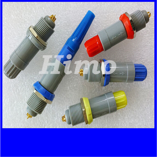 1P series male and female medical plastic cable connector for medical equipment