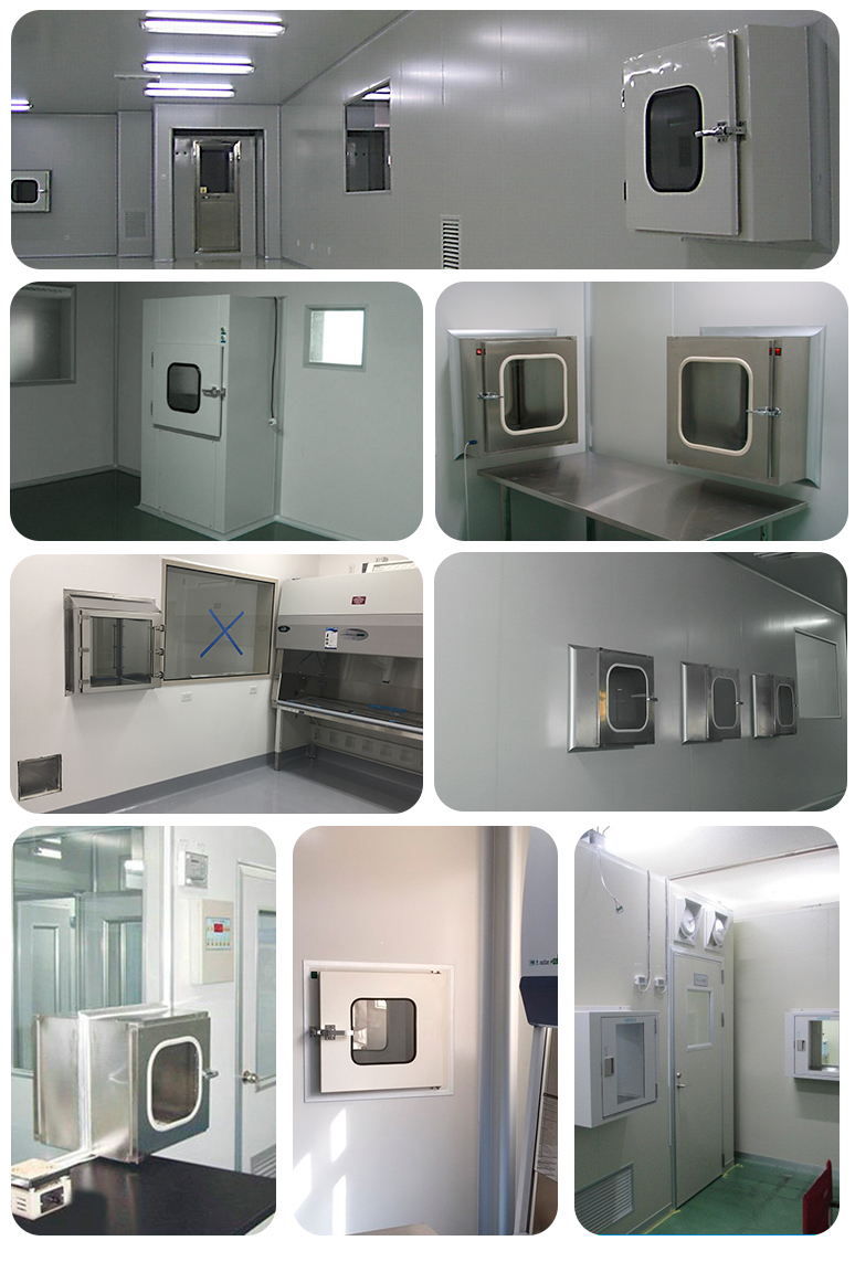Customized Air Shower Pass Box M-RCLCDC400 Dynamic Pass Box For Radiology