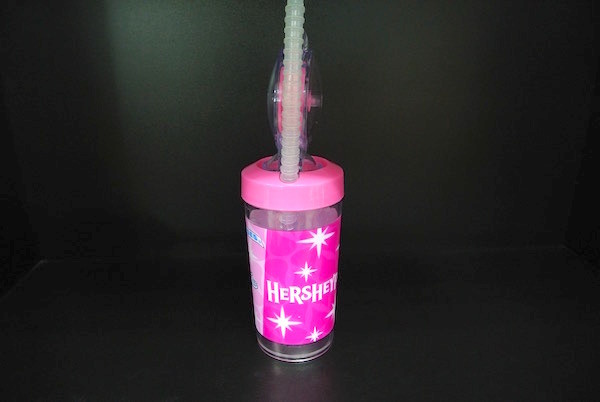 Pink Onion Style Cartoon Character Water Bottle For3 Years And Up Easy Operation
