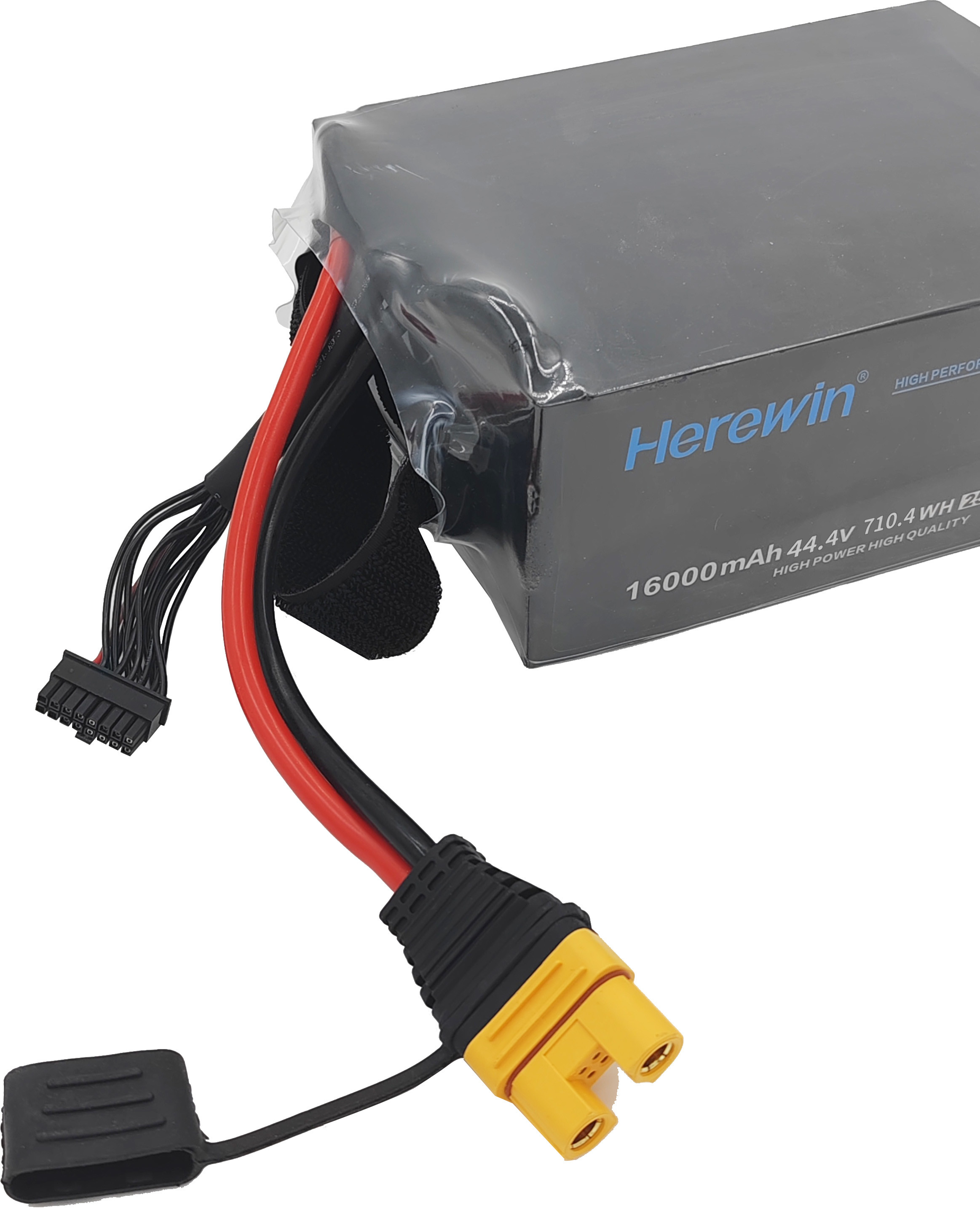 16000mAh 12S 44.4V 25C LiPo Pouch Cell Battery Herewin UAV Battery