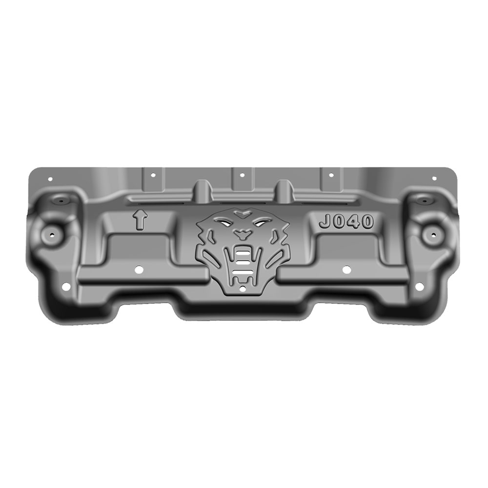 Jeep Wrangler Hybrid Electric Car 3D Underbody Protection Battery Guard Silver Shield