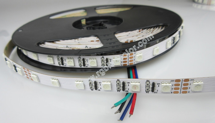 dc24v 60led 14.4w 5050 rgb constant current flexible led strip light