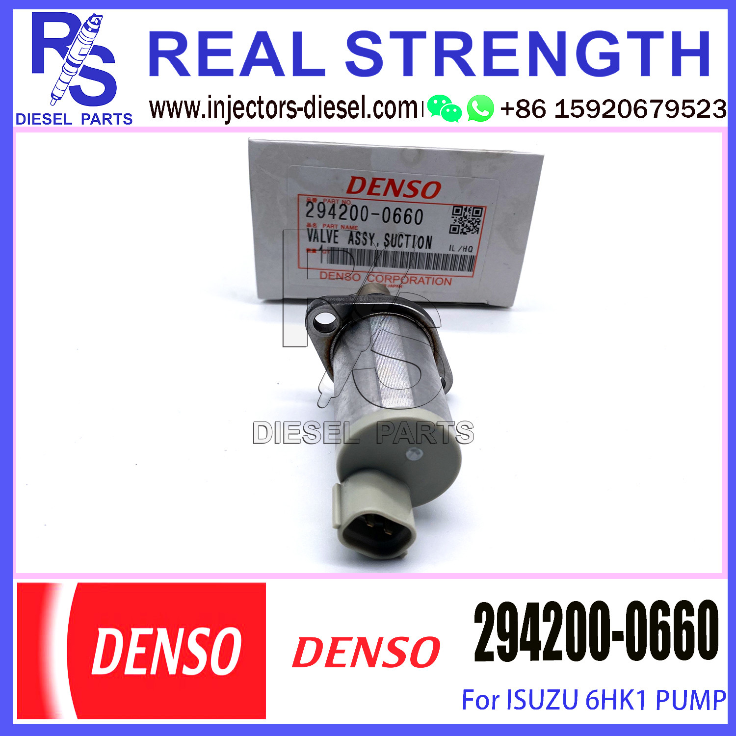 4HK1 J08 6HK1 Injector Control Valve 294200-0660 294009-0120 For Hitachi
