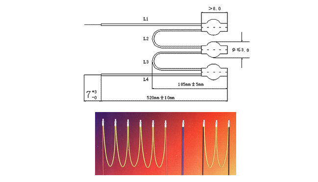 Environmental Protecting Overheat Protection Thermistor 100MA For Automatic Lathe