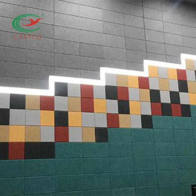 Practical Harmless Acoustic Wall Tiles , Stable Decorative Soundproof Wall Panels