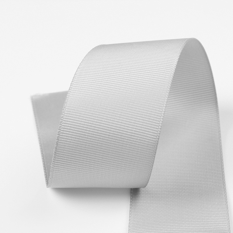 3mm-100mm Solid Assorted Color Polyester Grosgrain Ribbon for Gift Wrapping and DIY Craft