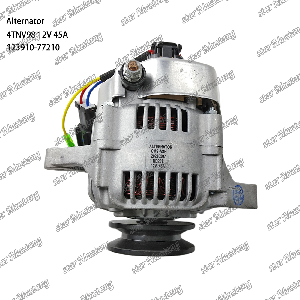 Alternator 4TNV98 12V 45A 123910-77210