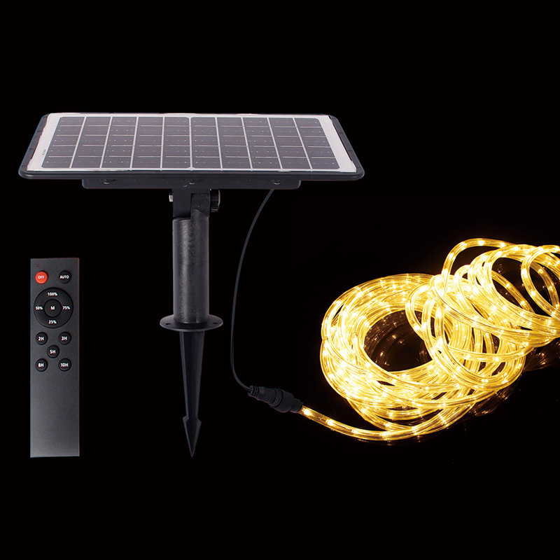 IP65 IP67 Solar Powered Led Strip Lights Outdoor 6500K Solar Led Rope