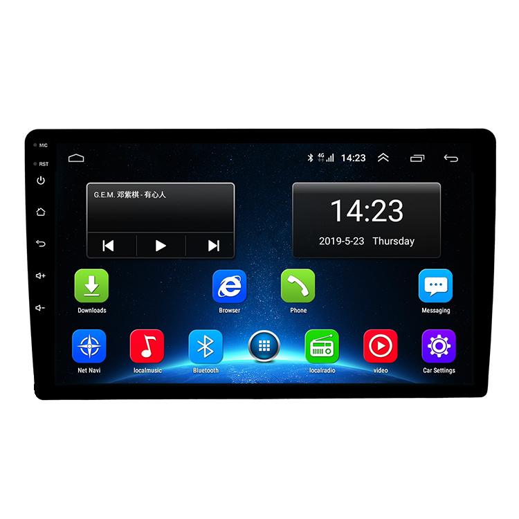 Best Price 10 inch 1 Din Android 8.1 Car DVD Player 1+16GB Auto Radio