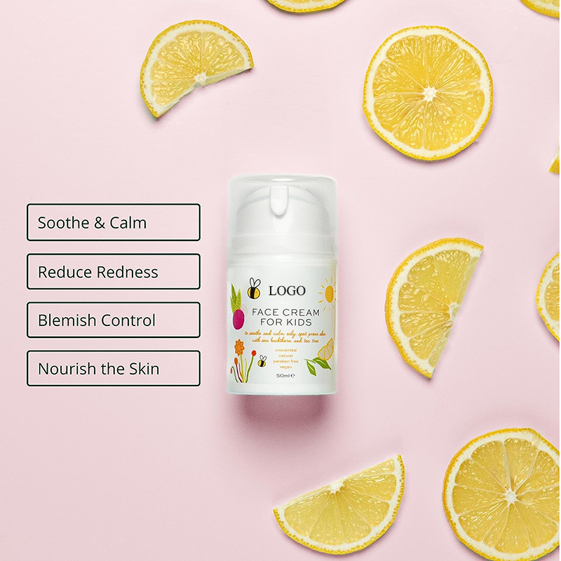 Private Label Face Cream Moisturizer For Kids Nourishing And Calming For All Skin Types Natural Face Cream & Lotion