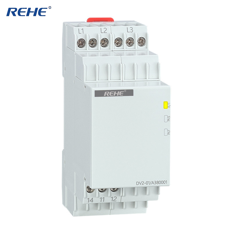 DV2-01 Undervoltage and Overvoltage Voltage Monitor Relay Programmable Complete Monitoring Three phase Mains