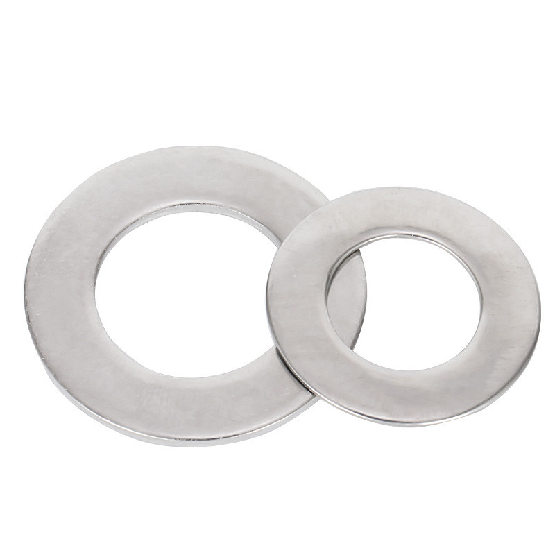 Flexibility Zinc Plated Flat Spring Washers Customizable Silver Washers For Durability