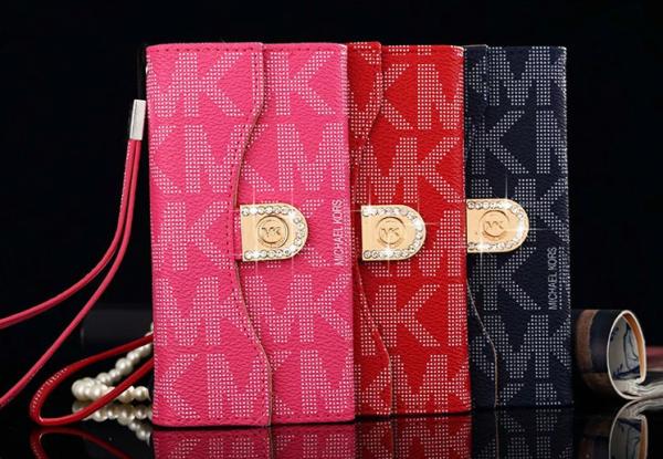 Luxury MK leather Wallet Case For iPhone 4 5s 6s plus SAMSUNG galaxy S6 S7 NOTE