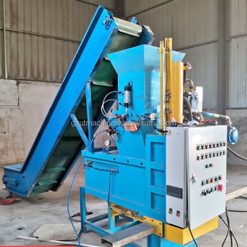 Electric Horizontal Scale Weighing 1kg 5kg 10kg Clothes Baler Machine for Cleaning Rags